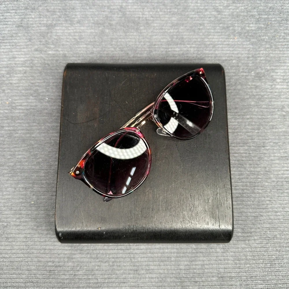 Elle Round Sunglasses Multi-Color Tortoise Rose Gold WEL01SG01 53-21-138 Y2k